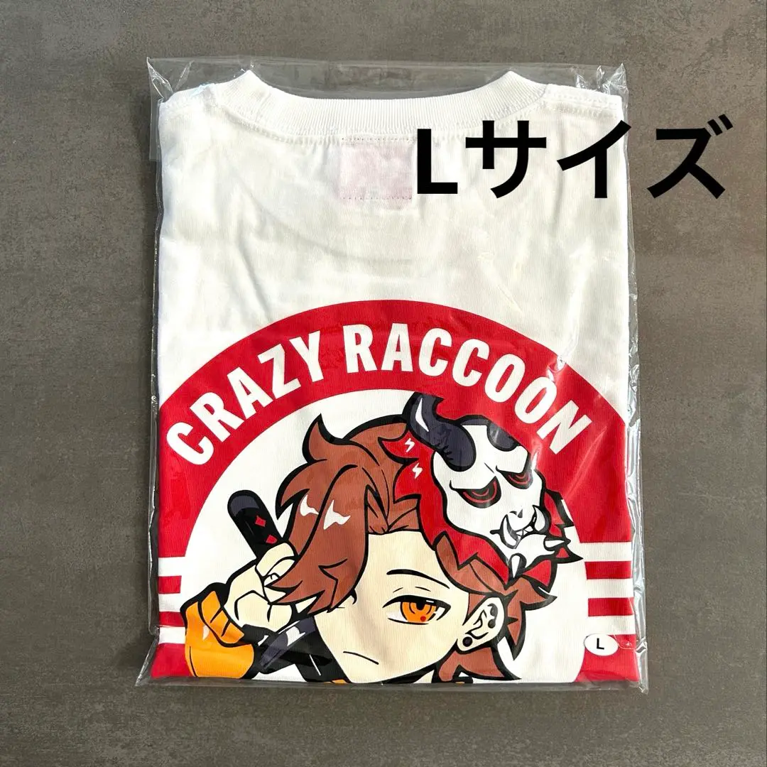 crazy raccoon Tシャツ　ストリーマーフェス　ふらんしすこ crazy raccoon Tシャツ ストリーマーフェス ふらんしすこ - メルカリ