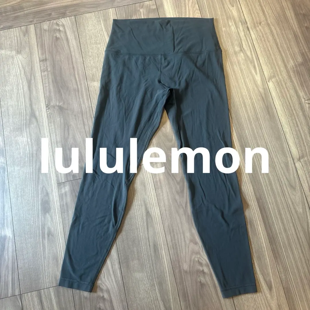 Thumbnail of Lululemon yoga wear leggings gray size 12
