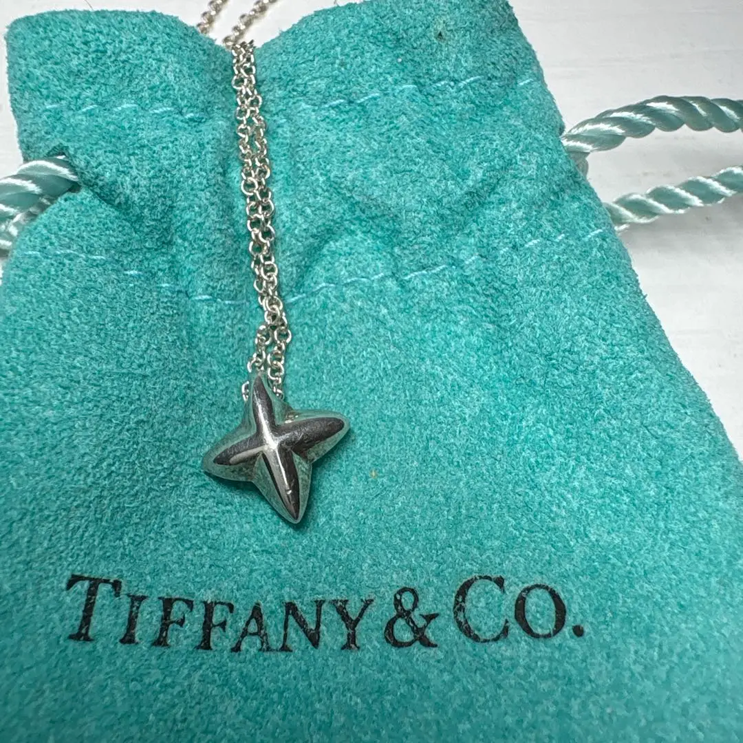 ティファニー 星型チャーム ネックレス Tiffany & Co. - ティファニー ネックレス 星型 シルバー 六芒星