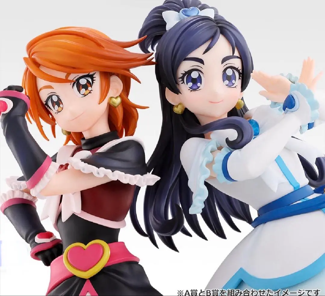 Thumbnail of Precure Ichiban Kuji A & B Prize Cure Black & Cure White Figures