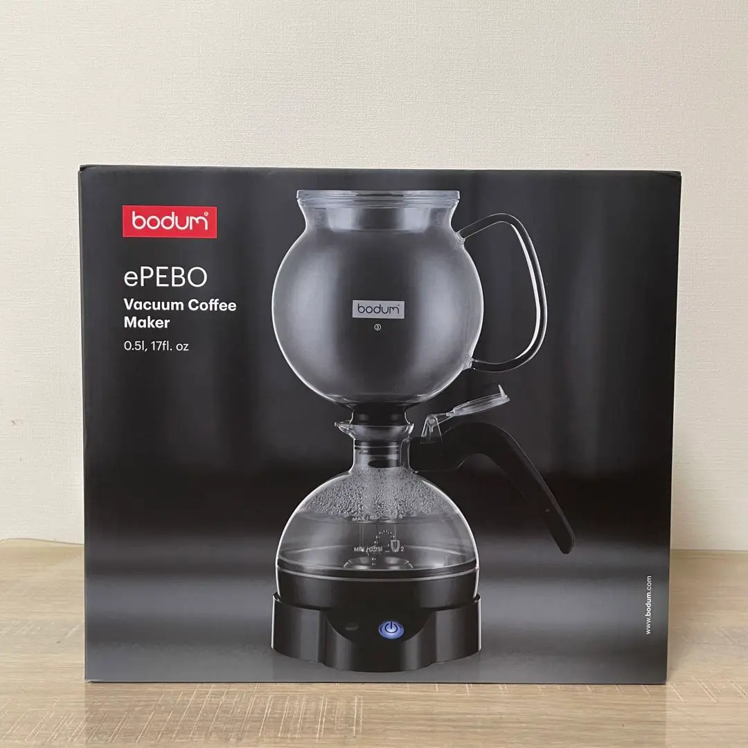 bodum ボダム　ePEBO バキュームコーヒーメーカー　未使用品　11822 bodum ボダム ePEBO バキュームコーヒーメーカー 500ml 11822