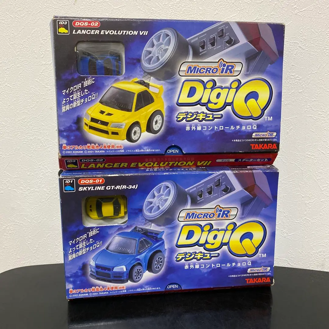 2台セット　R34 スカイライン GT-R スターターセット　デジキュー　タカラ Amazon.co.jp: 2台セット R34 スカイライン GTR スターター