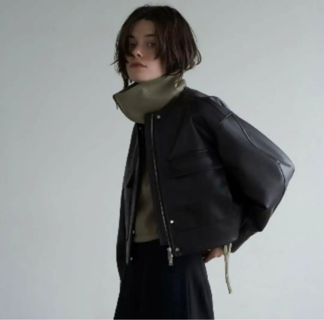 CLANEクラネ　レザージャケット セール】PEARL DOT JACKET（テーラードジャケット）｜CLANE
