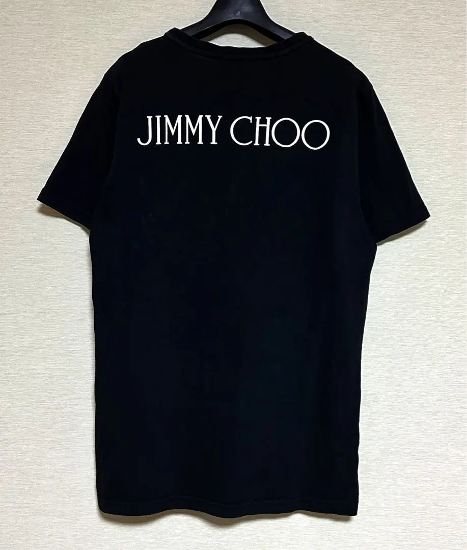 ロックすぎるジミーチュウのロゴT！ ブラックデニムとの相性抜群！ M レディース ロックすぎるジミーチュウのロゴT！ ブラックデニムとの相性抜群