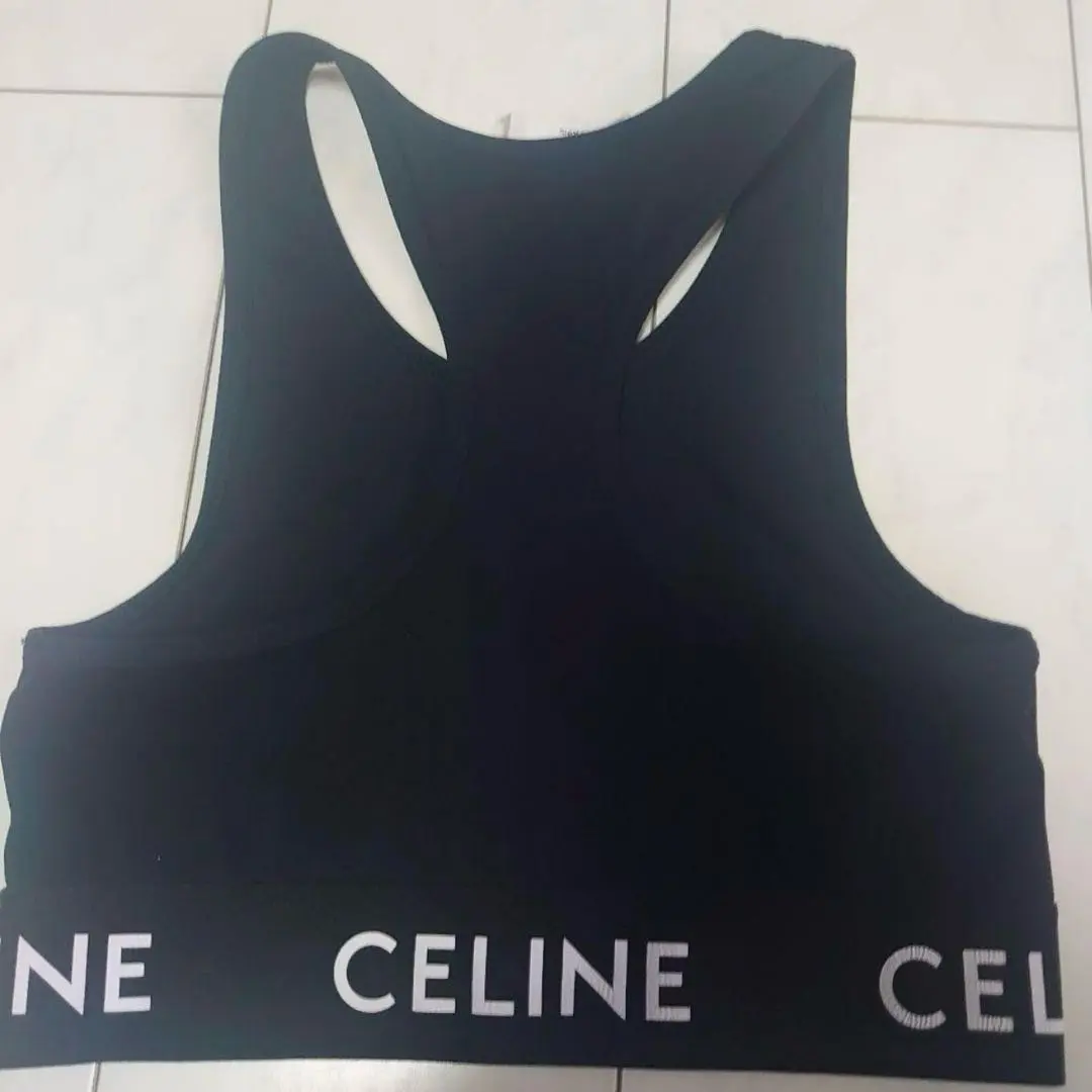 CELINE ブラトップ 正規品 ○CELINE○モノグラムブラトップ○シルク＆コットン (CELINE