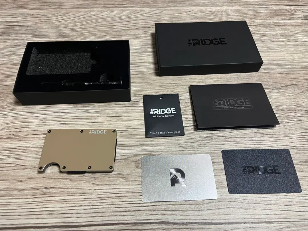 アメリカンエキスプレス　センチュリオン　the RIDGE（ザリッジ）新品 the RIDGE - コラボ/AMEX/チタン/the RIDGE/マネークリップ/限定