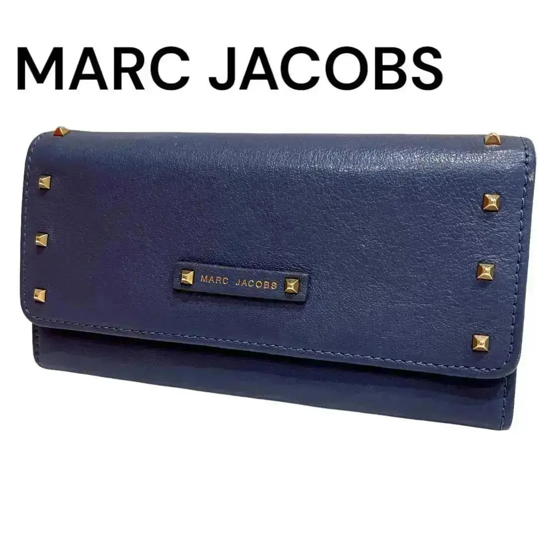 マーク・ジェイコブス　長財布　スタッズ MARC JACOBS マークジェイコブス 長財布 レディース ラウンド