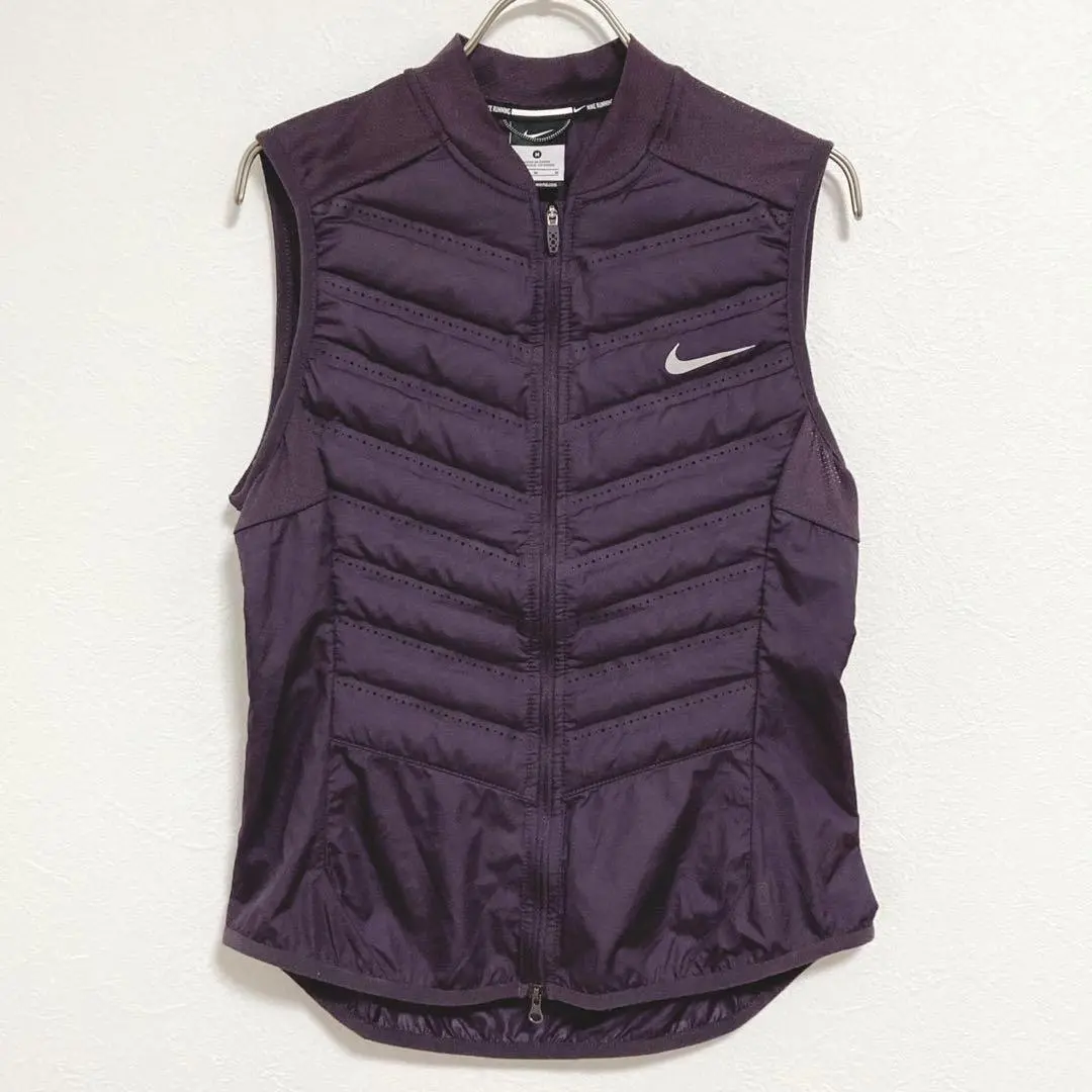 NIKE running エアロロフト 800 ダウンベスト M パープル 2025年最新】ナイキ エアロロフト ランニング ダウン ベストの