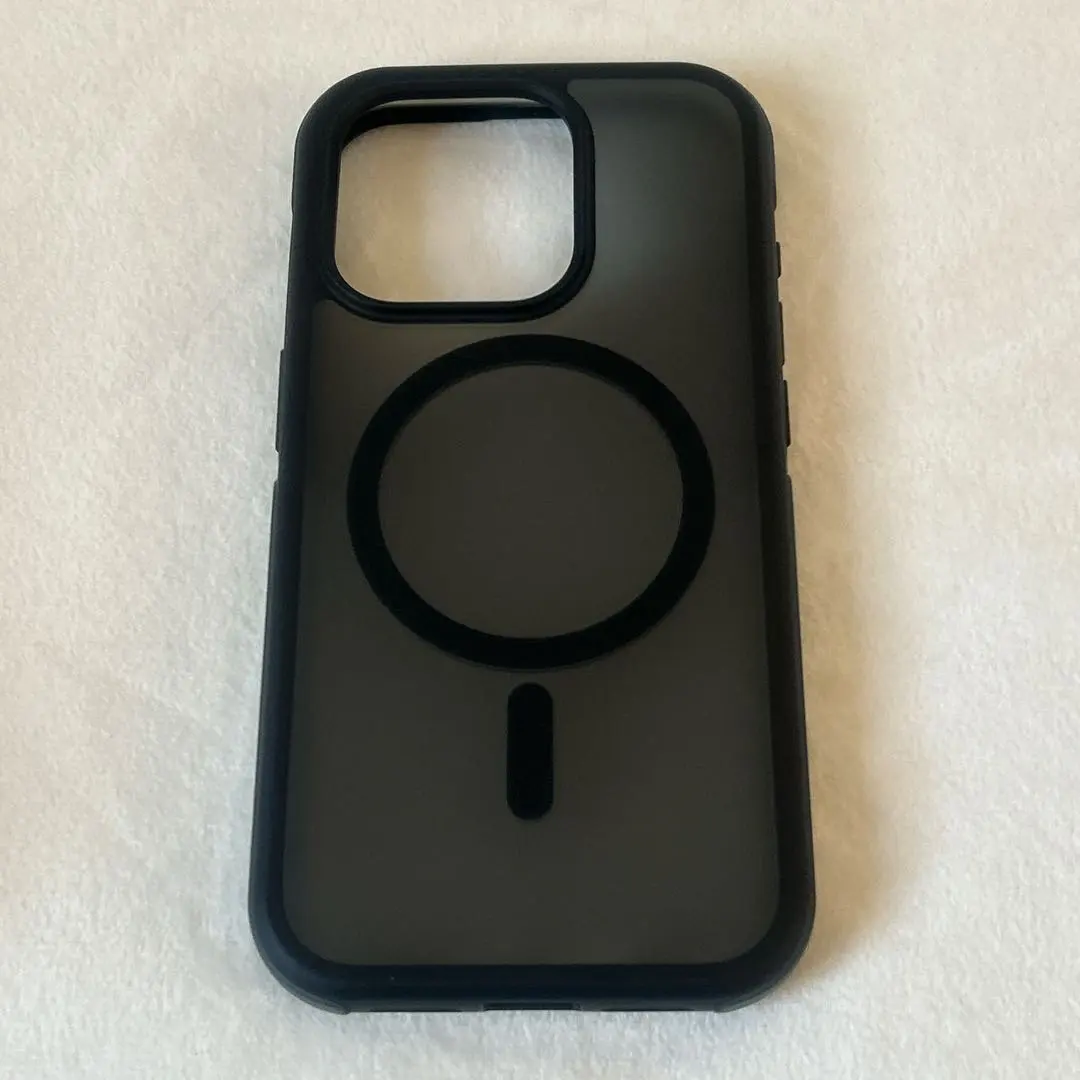 Thumbnail of iPhone 15 Pro Case Wireless Charging Compatible Clear_Black