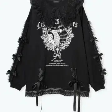 Thumbnail of NOEMIE Noemie Many Ribbon Angel Gothic Fleece-lined Tunic