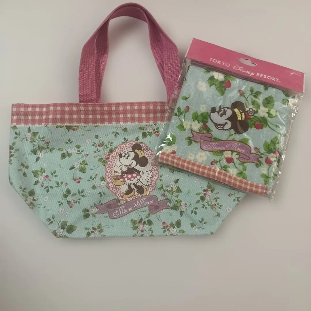迪士尼度假區 米妮 午餐袋 米妮手帕毛巾2件套 的縮圖