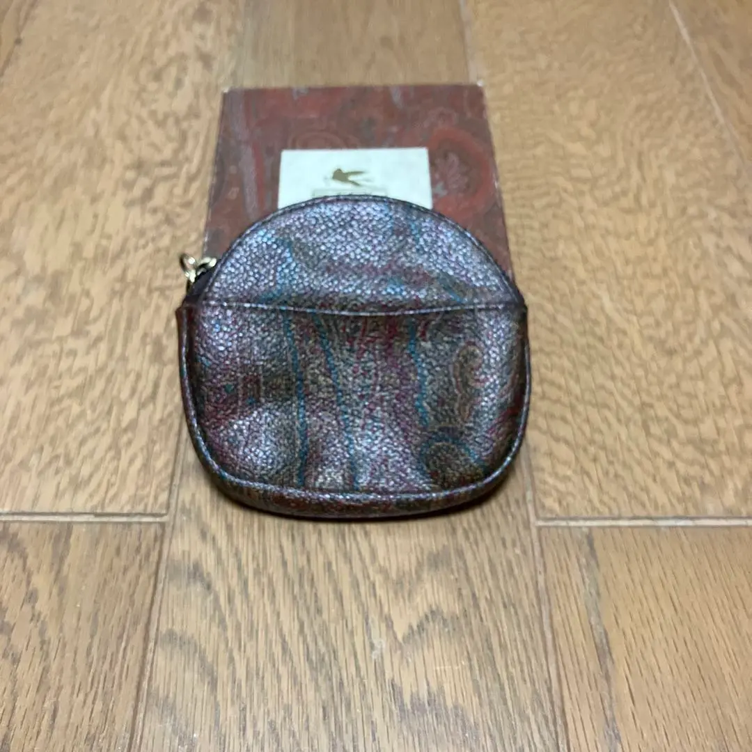 【未使用品・タグ付き】ETRO エトロ コインケース エトロ | メンズ コインケース | ペイズリー柄黒 - インポート