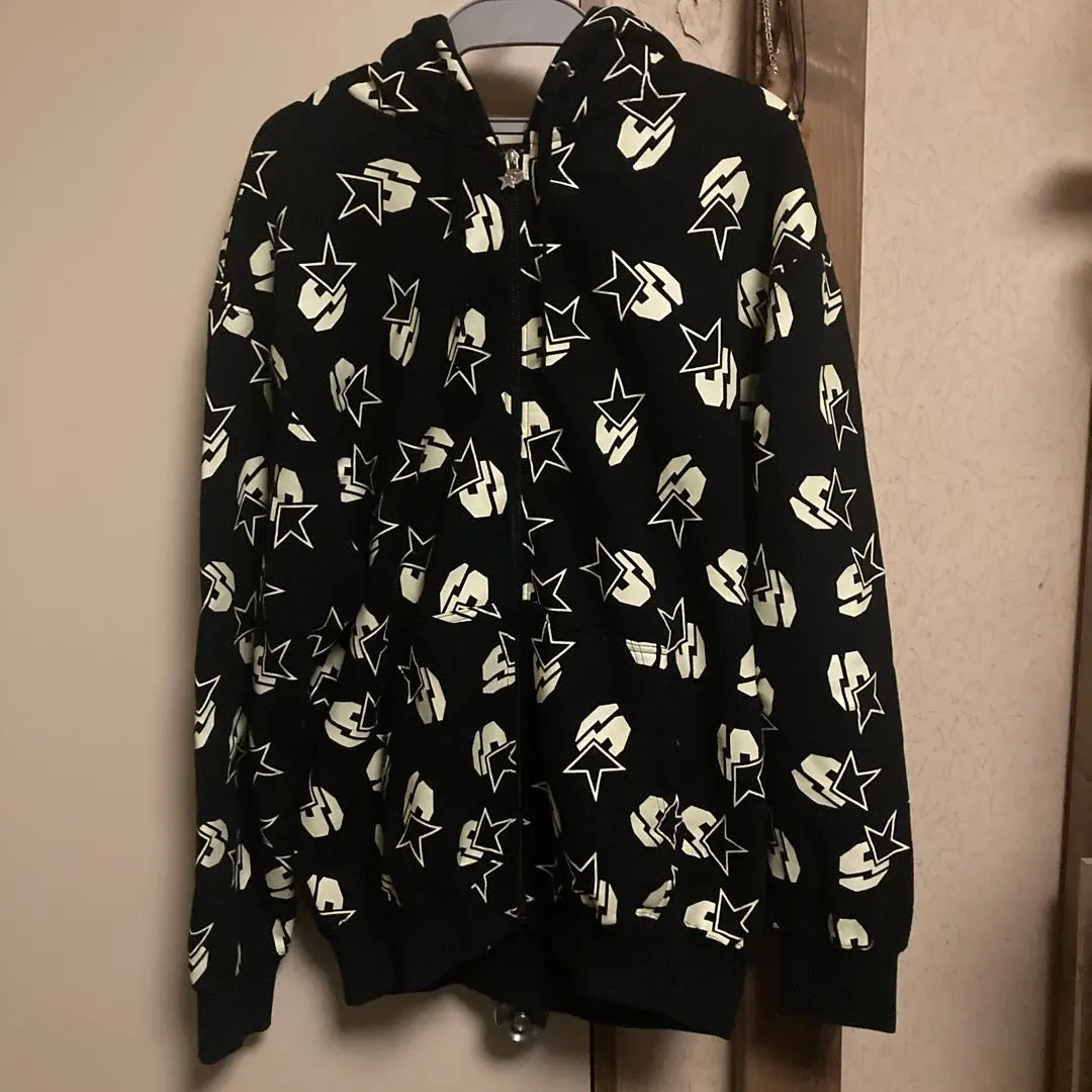 Thumbnail of SANTASTIC! All-over print zip-up hoodie L