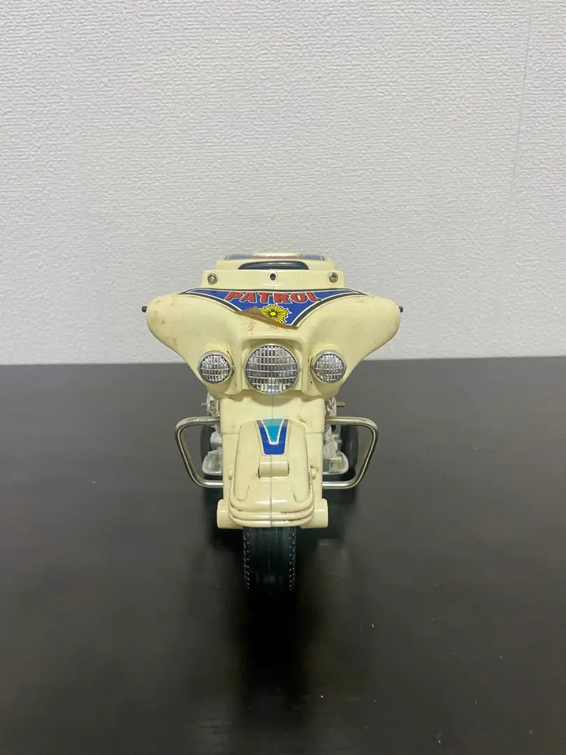 ブリキのおもちゃ　白バイ　ヘリコプターセット　不具合あり US ARMY 米軍ヘリコプターブリキ 日本製 H-4820航空輸送機 A-73