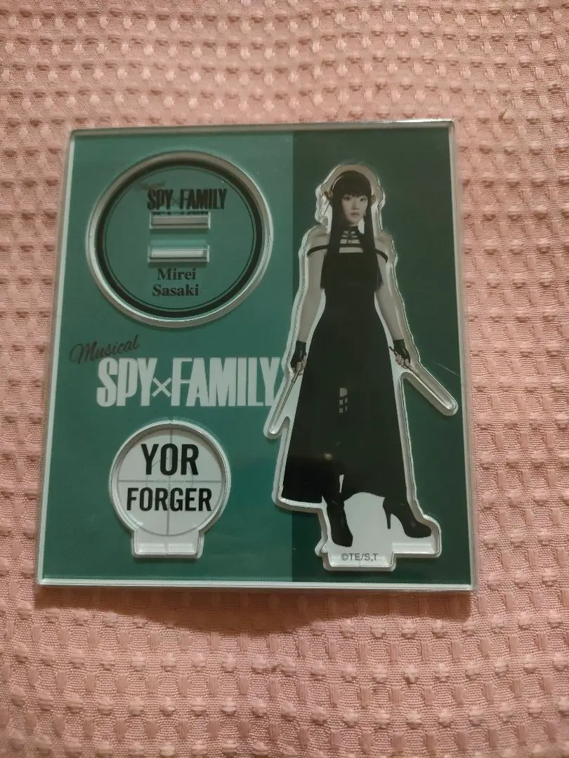 ミュージカル SPY×FAMILY アクリルスタンド ステッカー SPY×FAMILY』スライド缶入りアクリルステッカー ［おでけけ