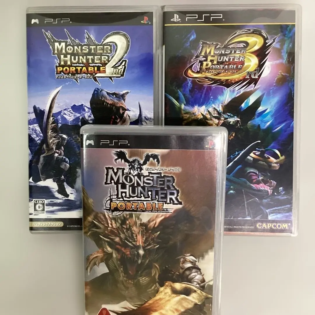 Thumbnail of PSP Monster Hunter Portable / 2nd / 3rd Set of 3 Games