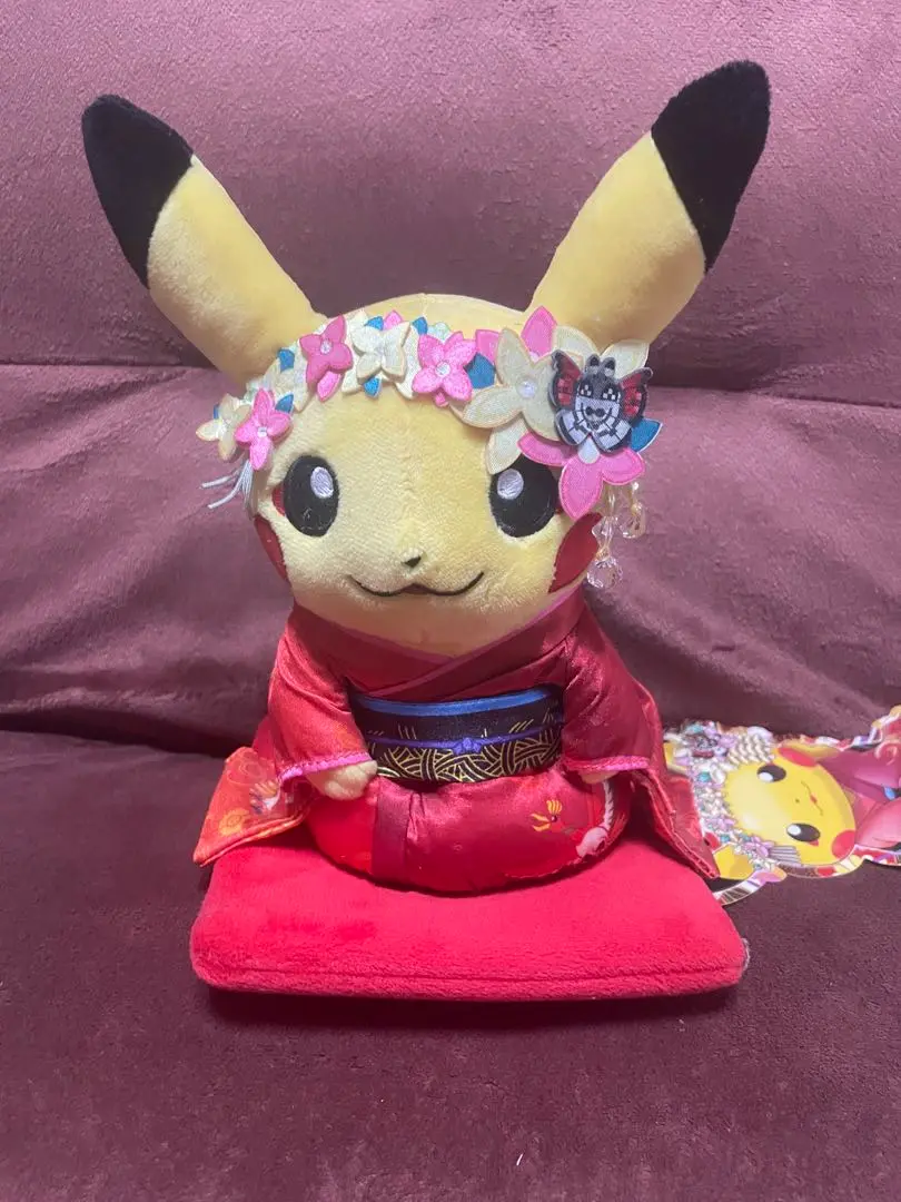 2025年最新】 ぬいぐるみ 舞妓はんピカチュウ おすわりver.の