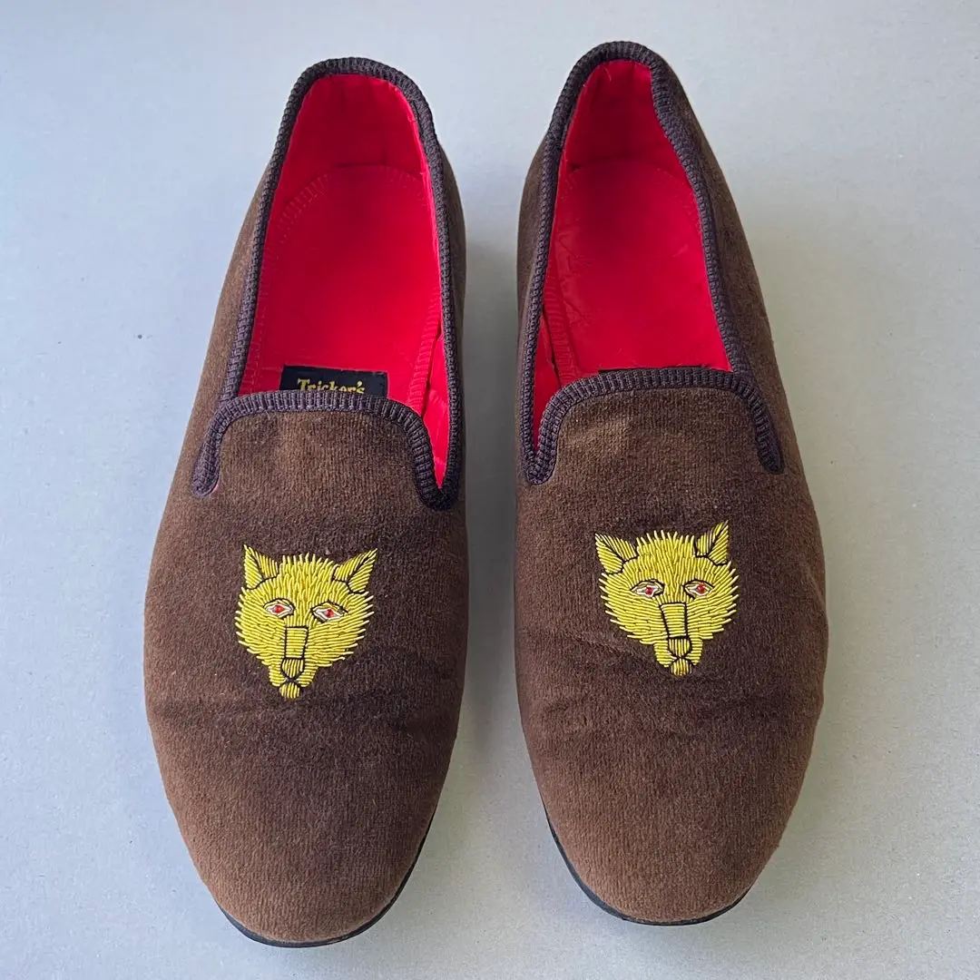 【未使用】トリッカーズ ルームシューズ チャーチル Tricker's Tricker's（トリッカーズ）CHURCHILL（チャーチル）