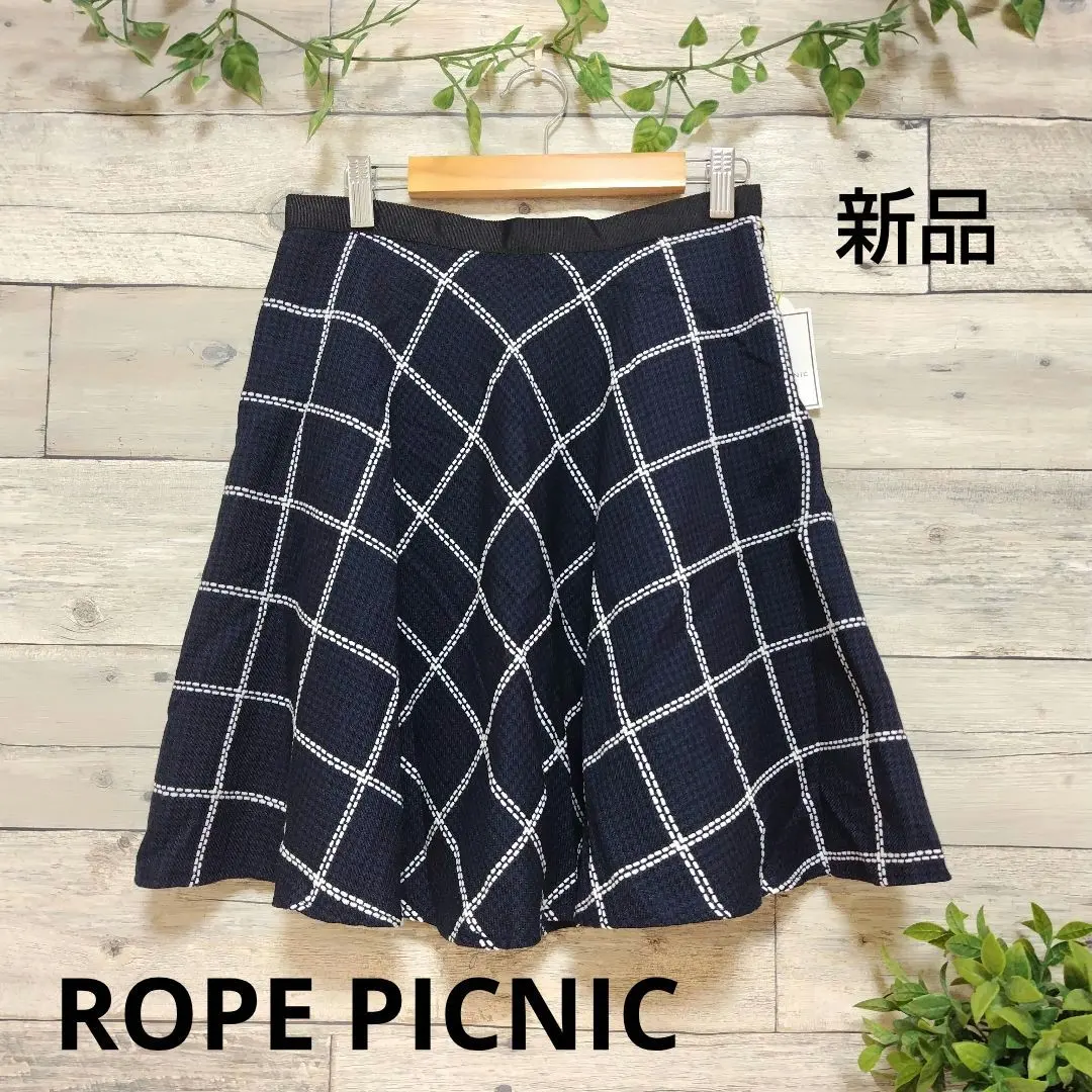【新品】ROPE PICNIC 迷你裙 百褶 L 格紋 有內襯 的縮圖