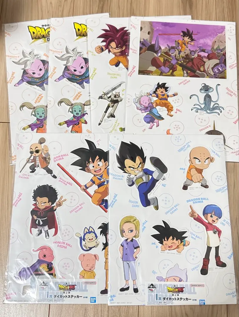 Thumbnail of Ichiban Kuji Dragon Ball Die-cut Sticker Set of 5 Types, 6 Pieces