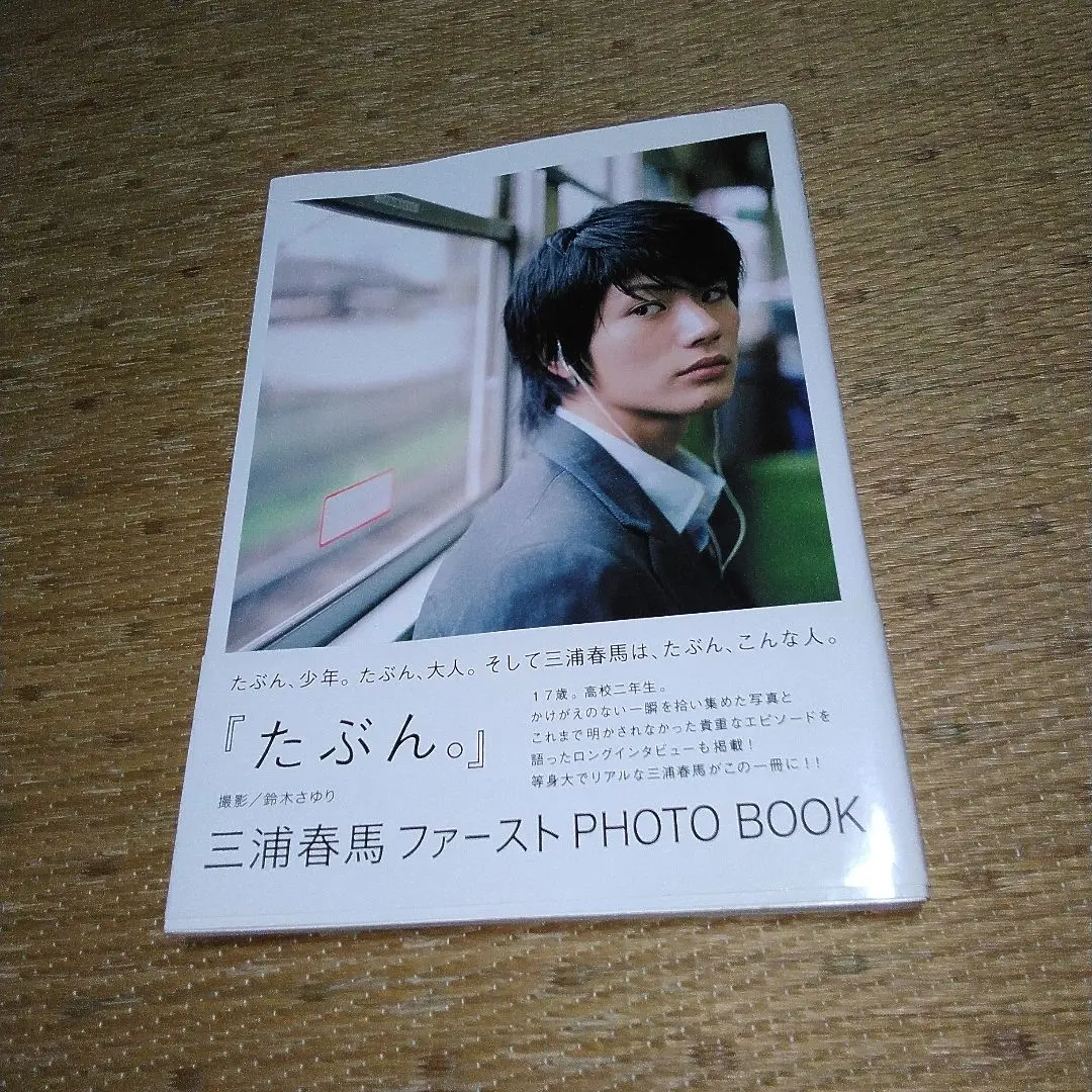 三浦春馬　写真集　たぶん　Letters 　初版　第二版　帯付き Letters：三浦春馬写真集