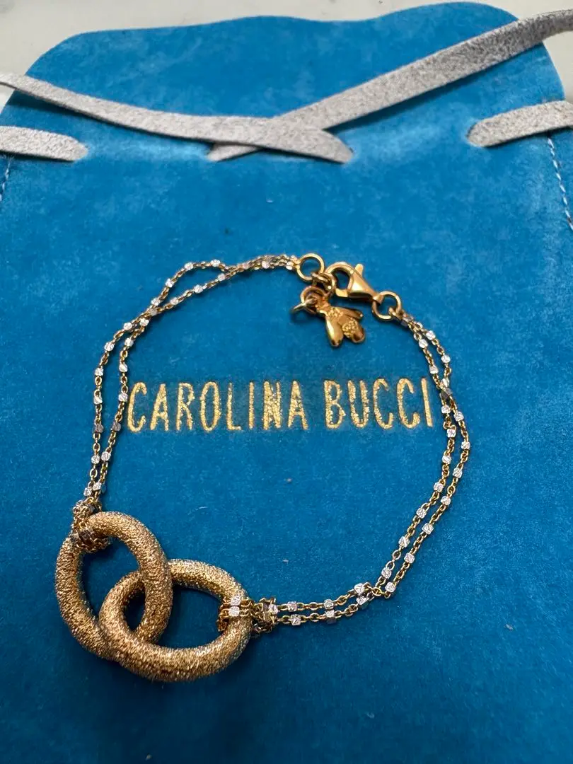 新品　キャロリーナブッチ　K18 ブレスレット CAROLINA BUCCI キャロリーナブッチ ブレスレット K18PG