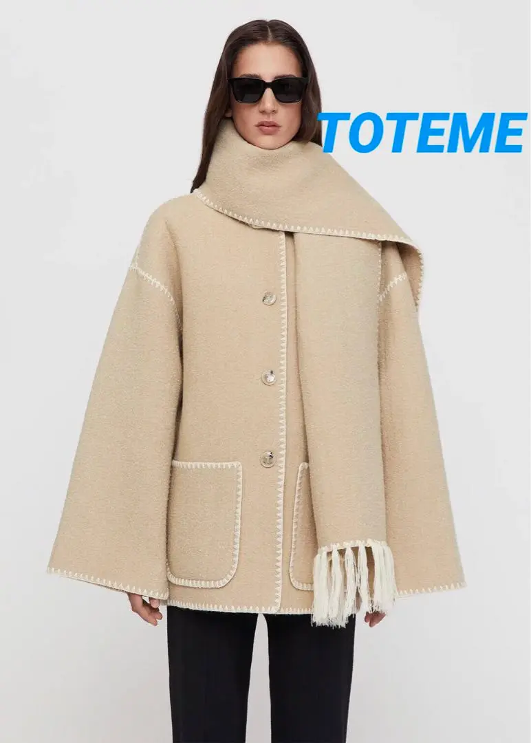 【ポイント10倍】 2025年最新】toteme マフラーの人気アイテム - メルカリ ジャケット・アウター
