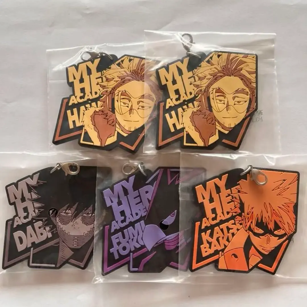 Thumbnail of My Hero Academia rubber strap Ichiban Kuji Katsuki Bakugo Hawks Dabi