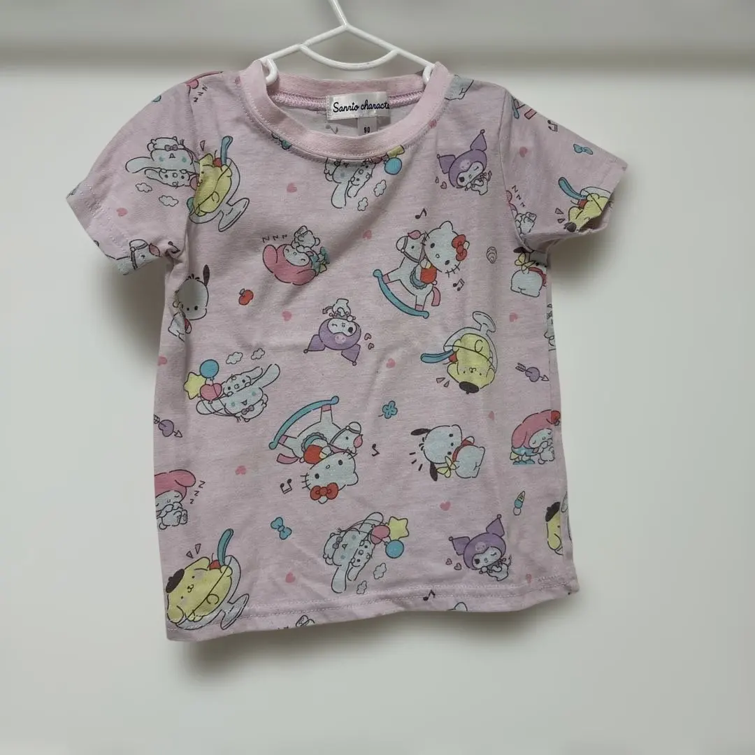 Thumbnail of Sanrio Character Pink T-shirt, Size 90