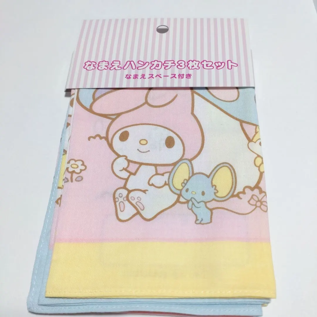 Thumbnail of Sanrio My Melody Name Handkerchief 3-Piece Set