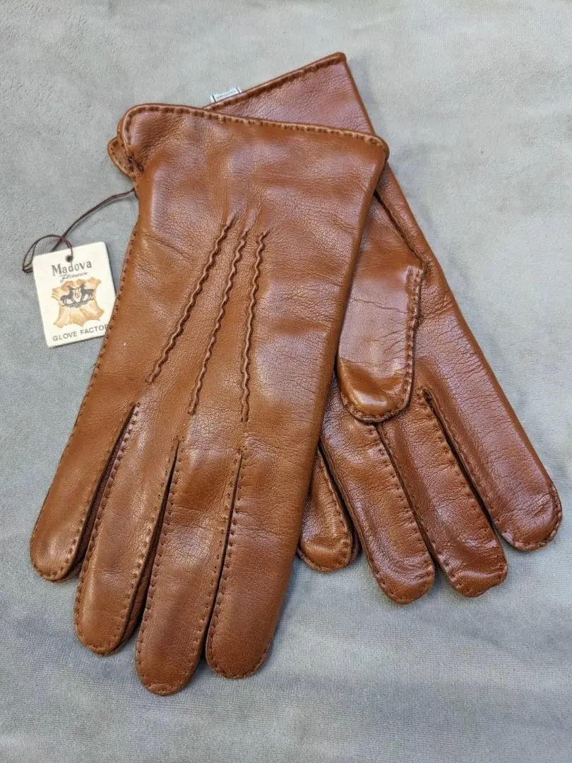 【新品未使用】Madova 手袋 サイズ8 イタリア製 マドヴァ Madova Gloves 手袋 革 レザー カシミア100