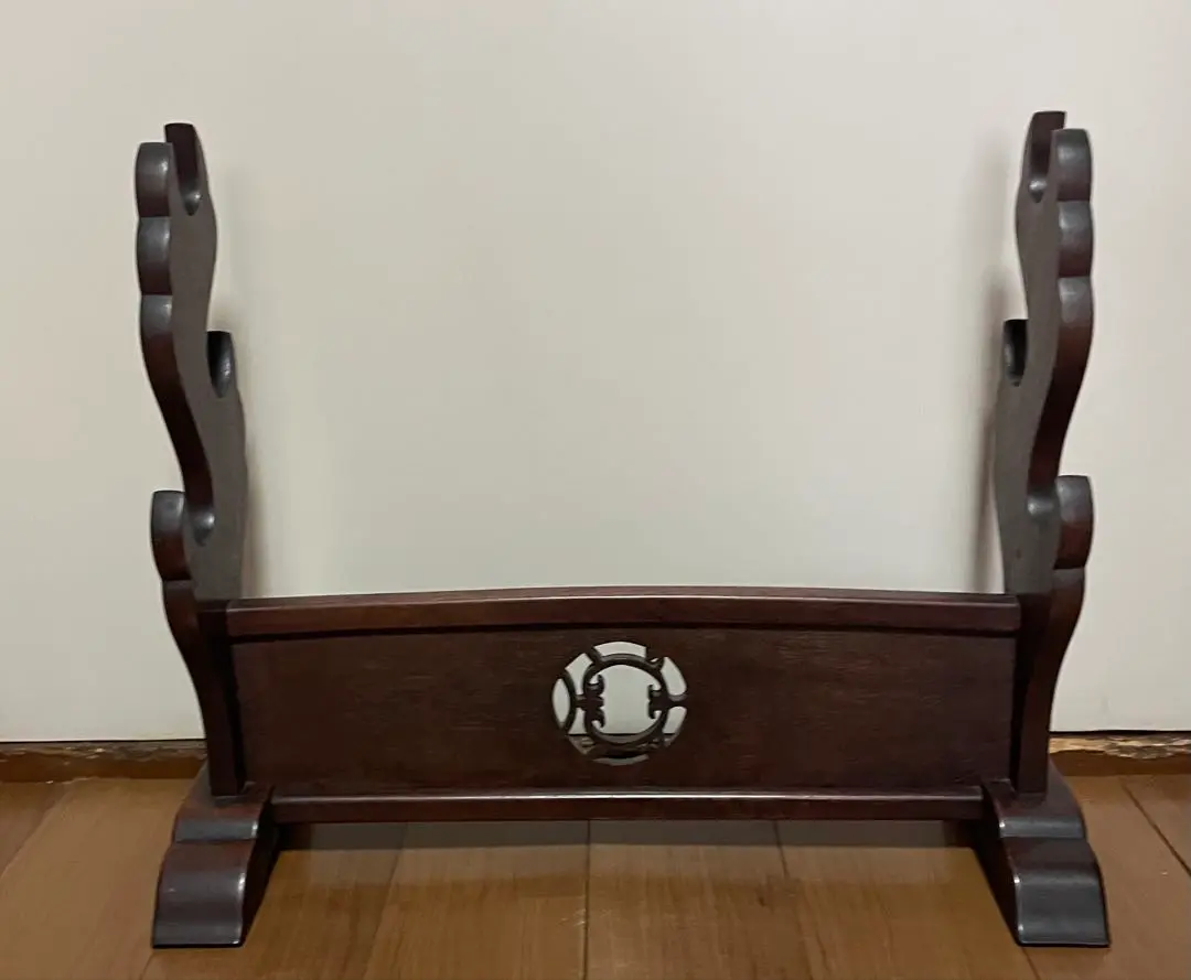 刀掛け 刀台 武具 螺鈿 3本掛け