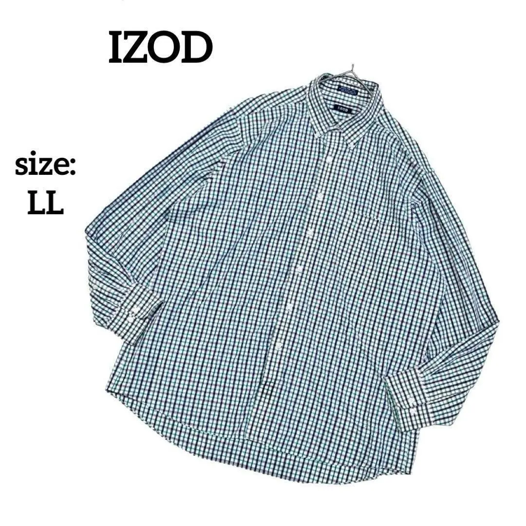 Thumbnail of IZOD Men's Long Sleeve Shirt Casual Checkered XL
