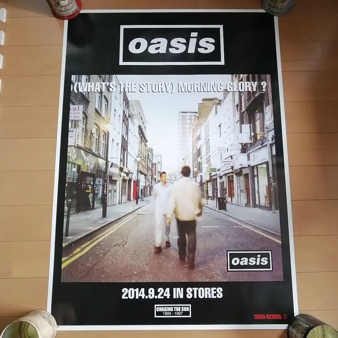 オアシス　oasis  非売品B2ポスター Amazon.co.jp: B2ポスターOASISオアシス 30周年特別展 whatever