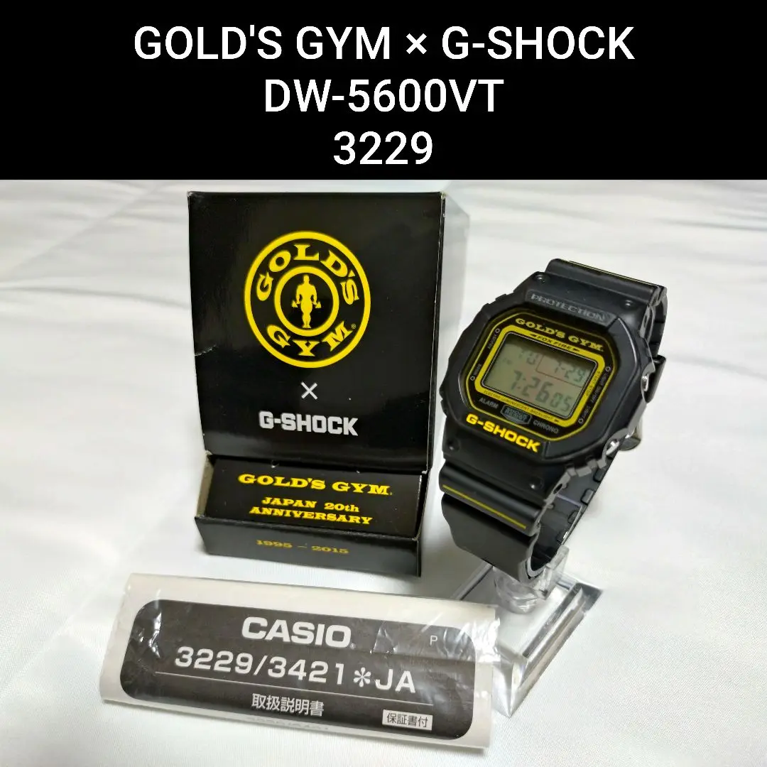 CASIO G-SHOCK ゴールドジム 20thアニバーサリー DW-5600 CASIO G-SHOCK ゴールドジム 20thアニバーサリー DW-5600 - メルカリ