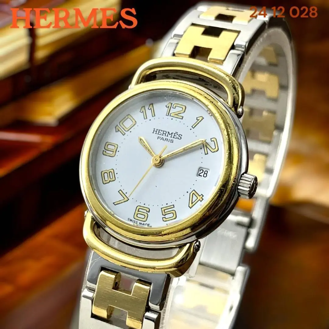 希少】HERMES/エルメス プルマン PU2 240 デイト レディース