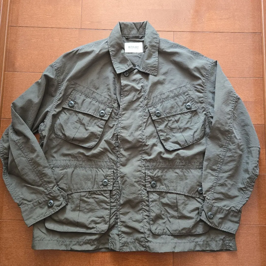 SALE 新品未使用　BEAMS BOY ミリタリーシャツジャケット BEAMS BOY THE INDEX: PREPPY | 2023 AUTUMN ＆ WINTER