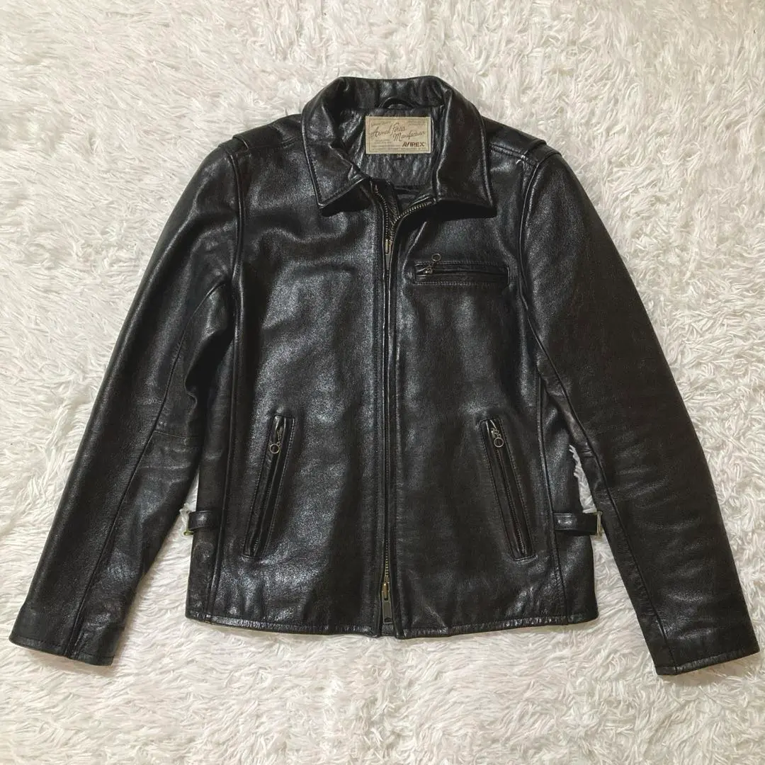 BlackEyePatch × AVIREX 取扱注意 レザージャケット XL - メルカリ