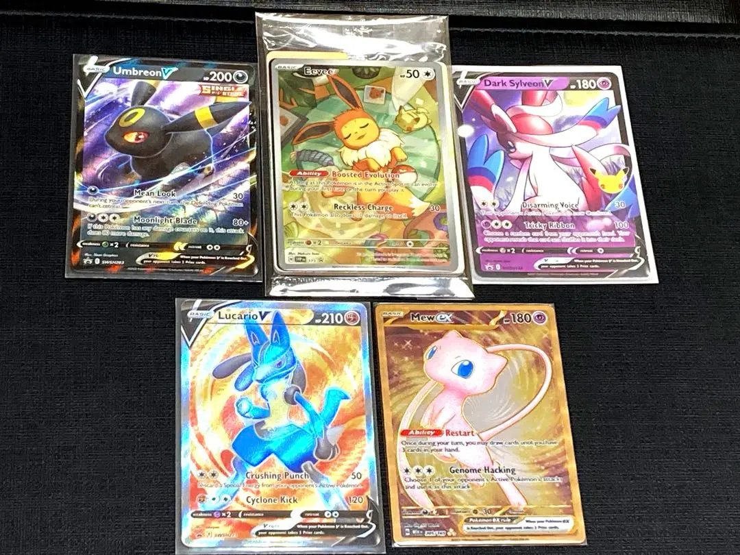 ポケモンカード プロモ5枚セット 英語版 ブラッキー ミュウ