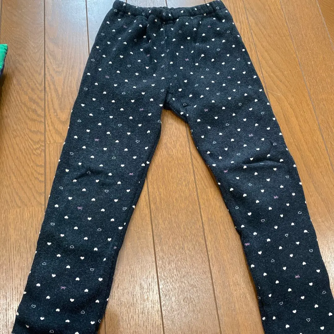 Thumbnail of Heart Pattern Dark Gray Long Pants