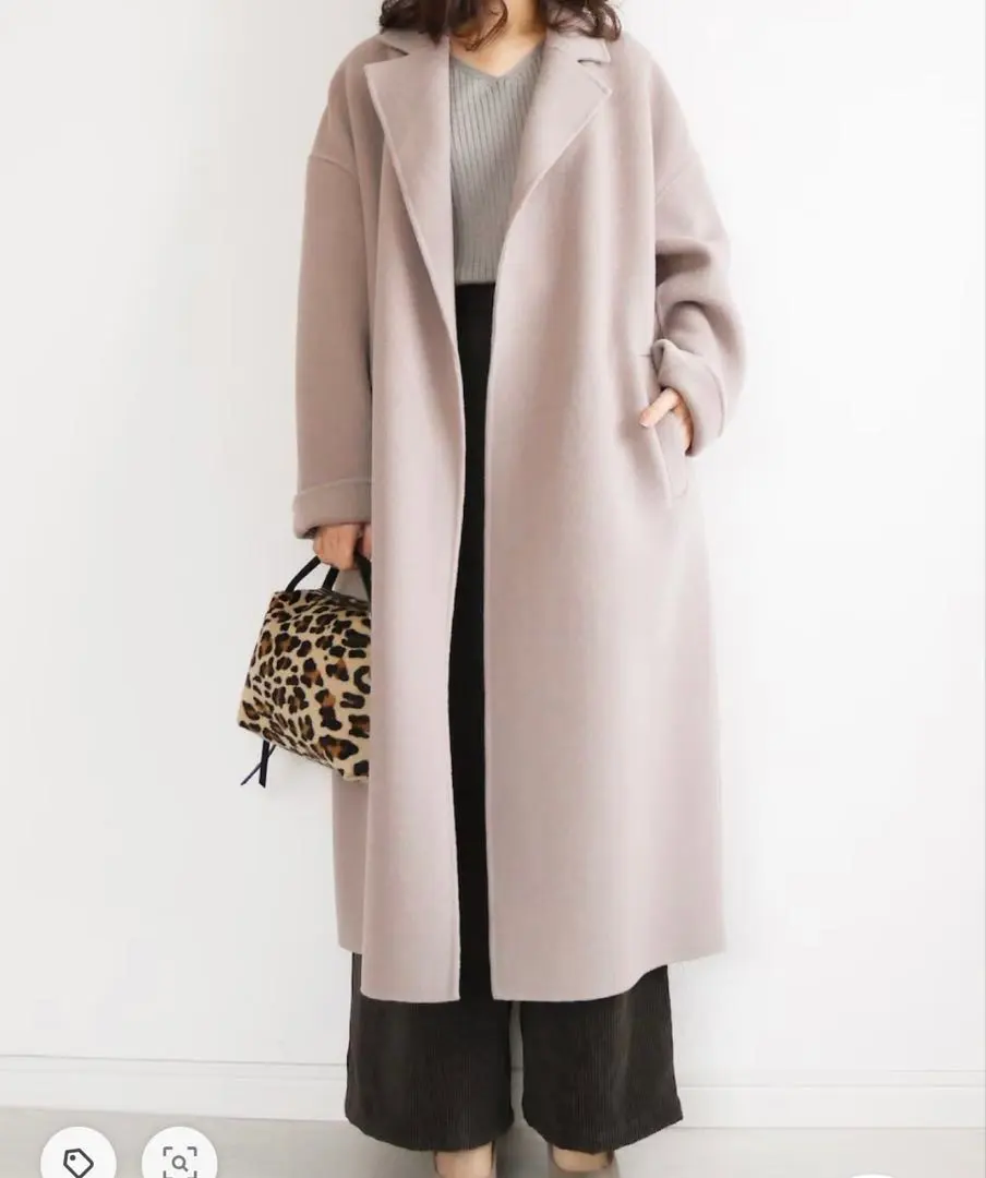 Thumbnail of N.O.R.C River Wool Chester Coat 3 Greige