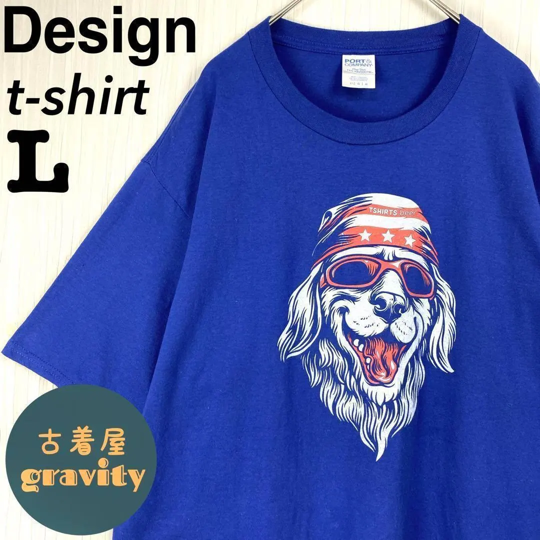 Thumbnail of Popular Item: US Vintage Animal T-Shirt - Golden Retriever - Big Logo