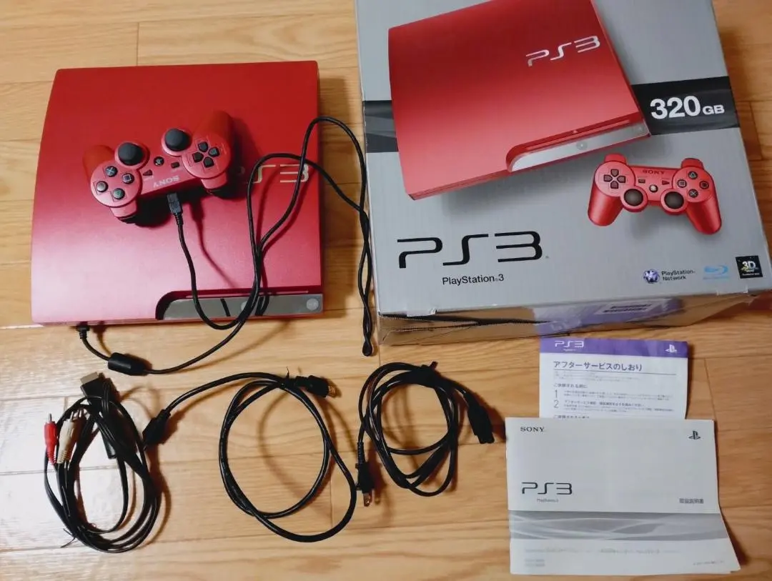 PlayStation3 320GB スカーレット・レッド(旧薄型PS3本体・CECH