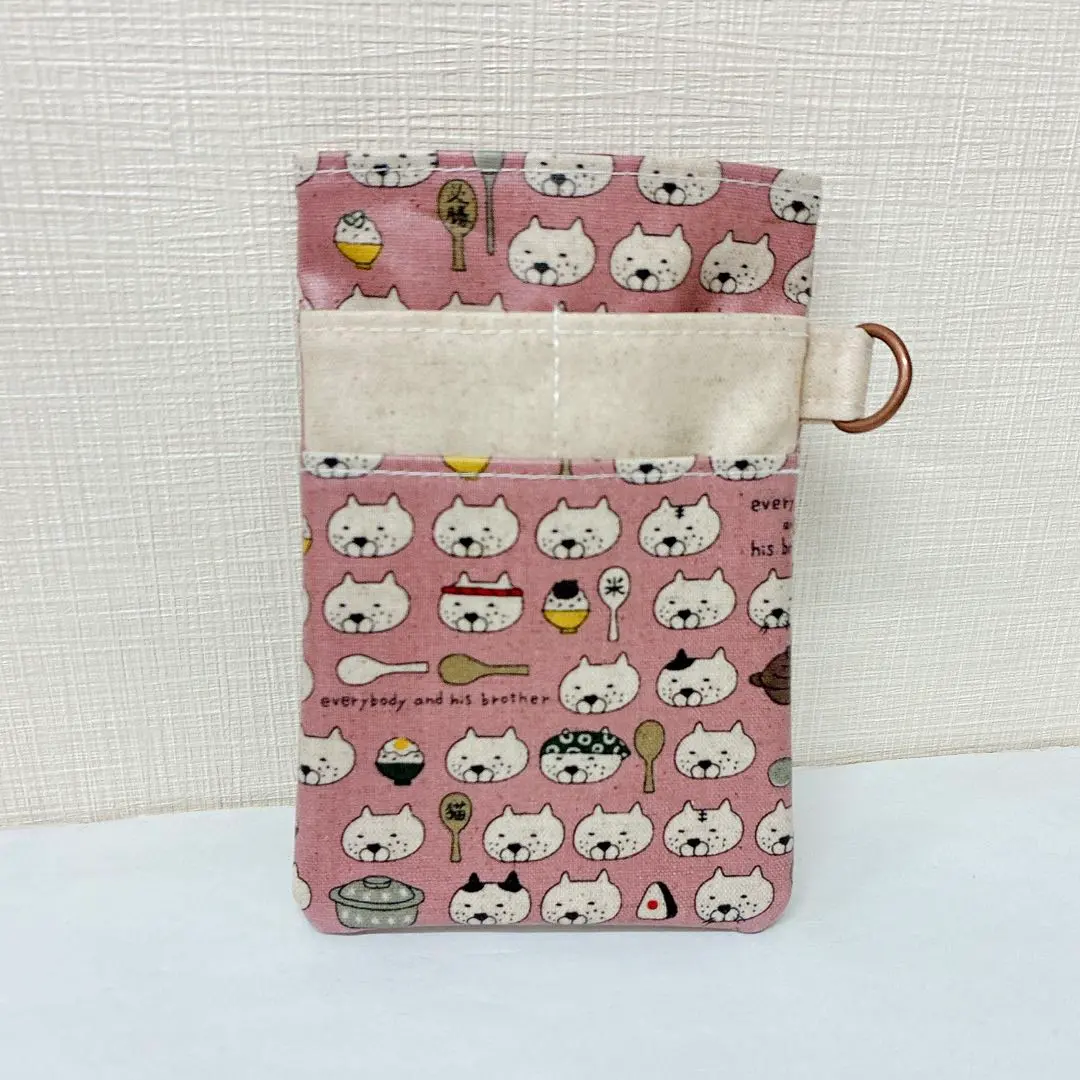 Thumbnail of Laminated Fabric ☆ Nurse Pocket ☆ Organizer ☆ Rice-Loving Cat ♪ Pink