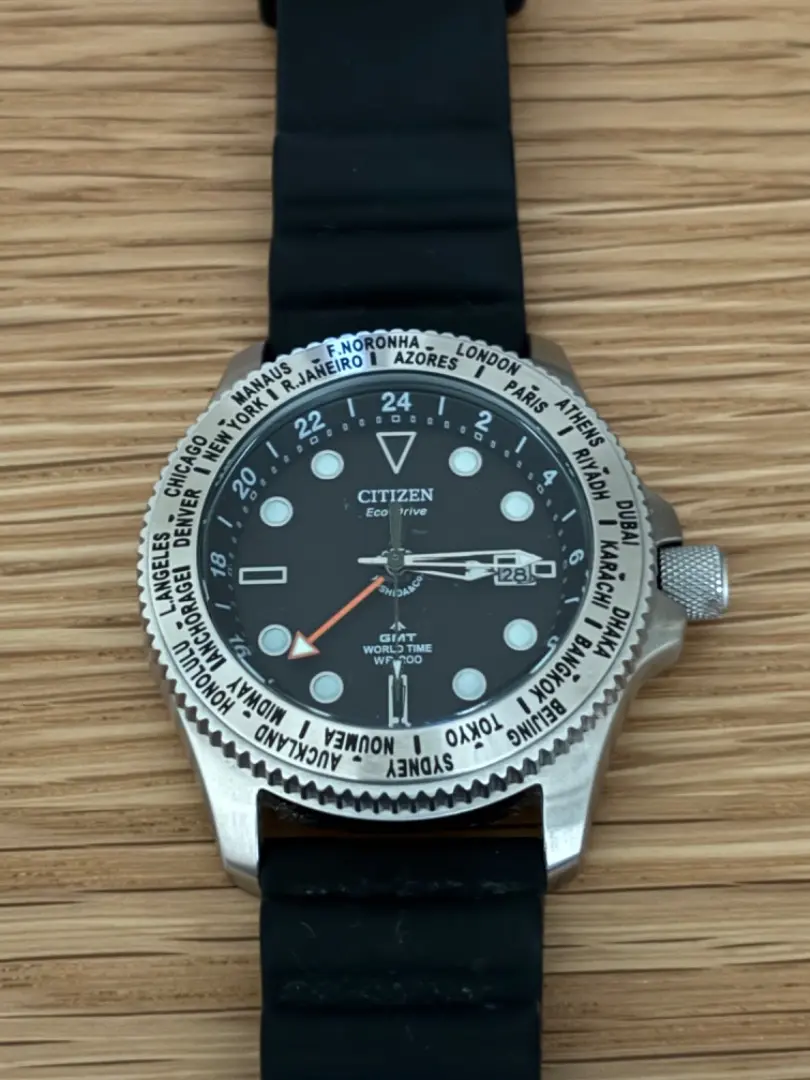 CITIZEN porter シチズン・ポーター　紙袋　布袋付き CITIZEN x PORTER(シチズン x ポーター) GMT WORLD TIME | 吉田