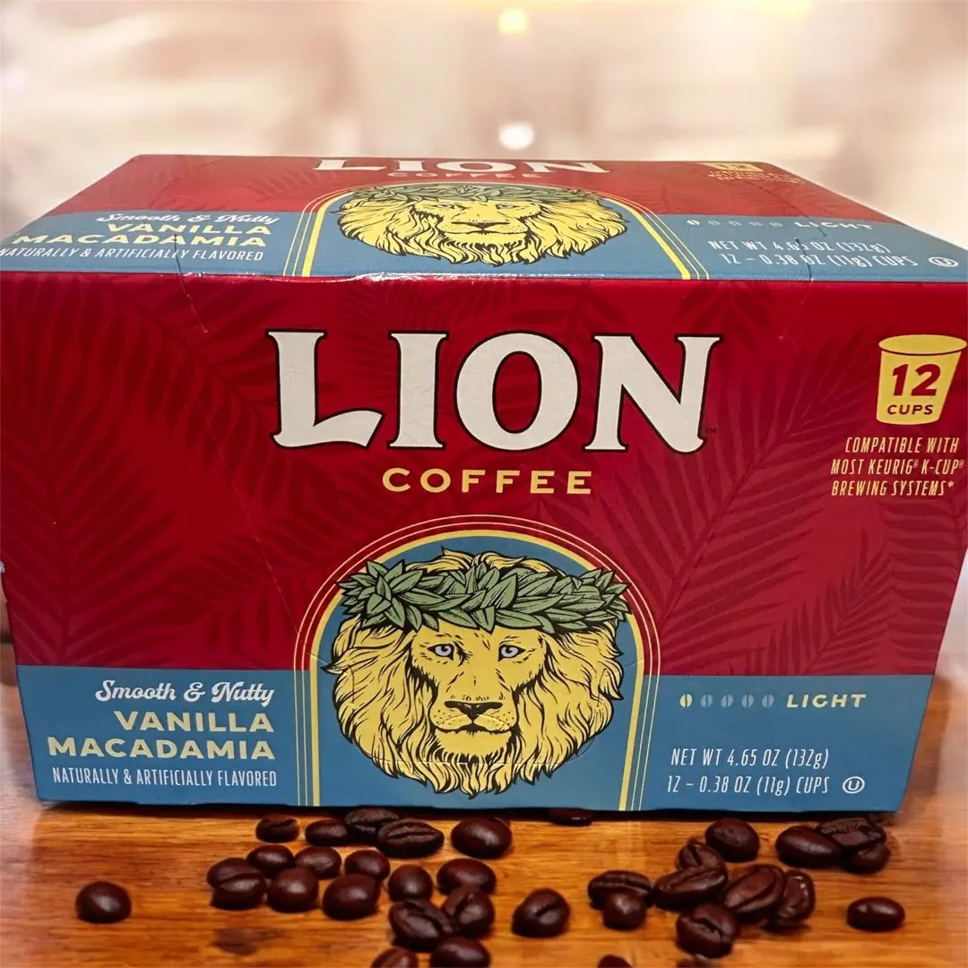 ライオンコーヒー KEURIG K-CUP 3箱×12カプセル Amazon | Lion Coffee Toasted Coconut for Keurig K-cup
