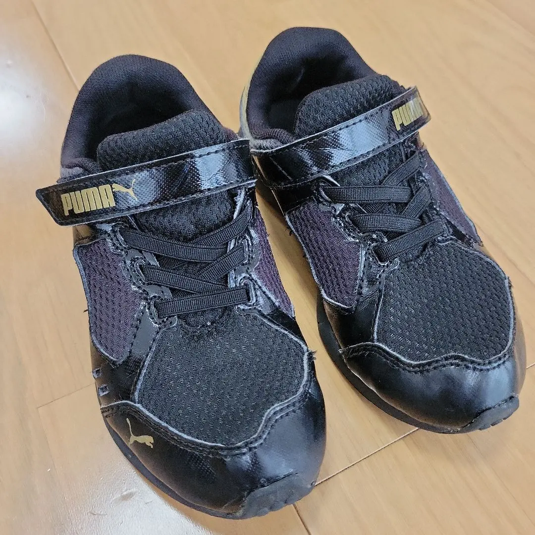 Thumbnail of PUMA Black/Gold Sneakers 18cm