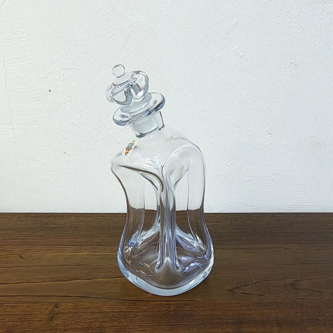 北欧　ホルムガード　ガラスデキャンタ　デンマーク　王冠蓋　HOLMEGAARD 北欧 ホルムガード ガラスデキャンタ デンマーク 王冠蓋 HOLMEGAARD