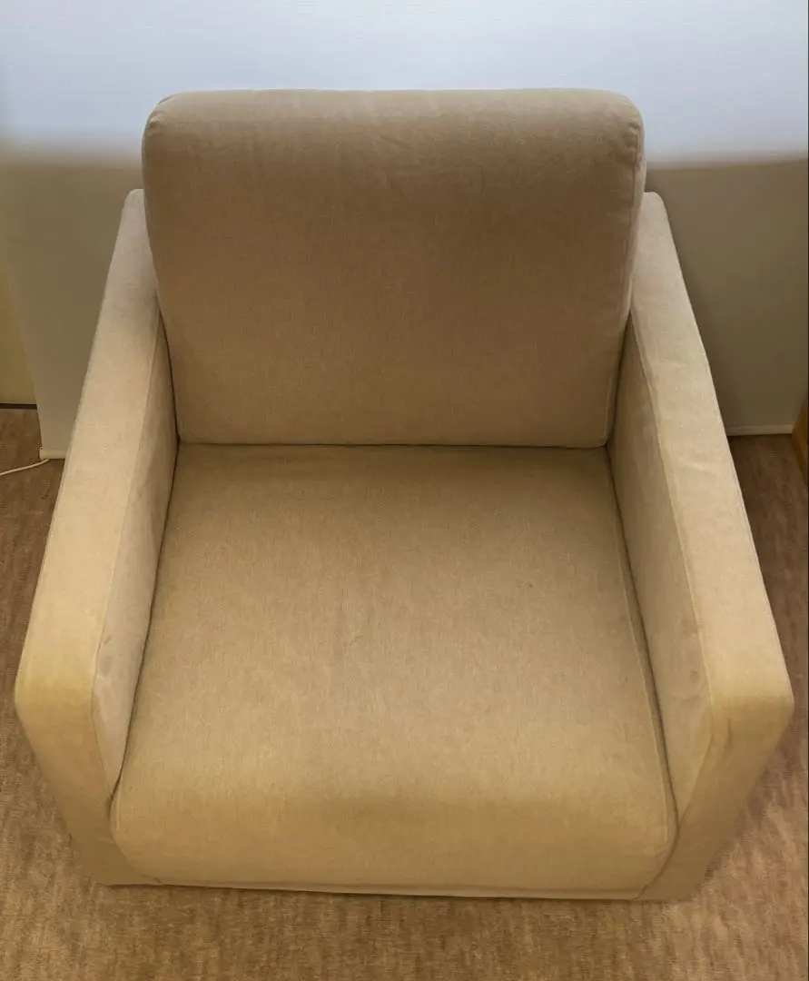 Amazon｜無印良品 ソファ本体 白 幅77×奥行85×高さ70cm 1