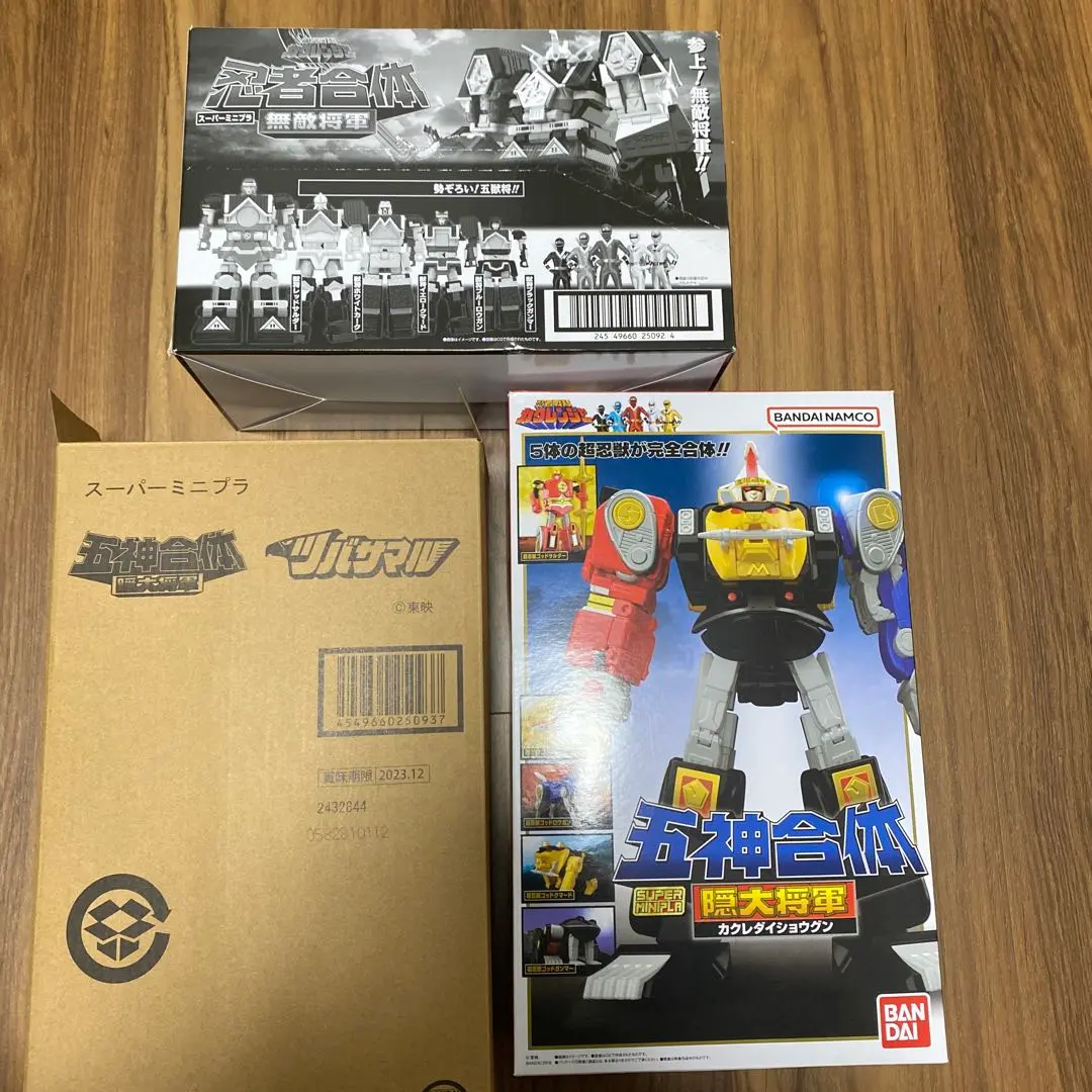 新品未開封　忍者戦隊カクレンジャー　忍者合体　無敵将軍　スーパーミニプラ　箱付き Amazon | スーパーミニプラ 忍者合体 無敵将軍 (5個入り) 食玩
